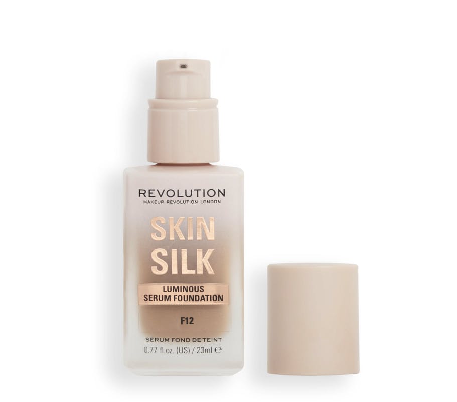 Revolution Skin Silk Serum Foundation F12 – Naturlig Glød