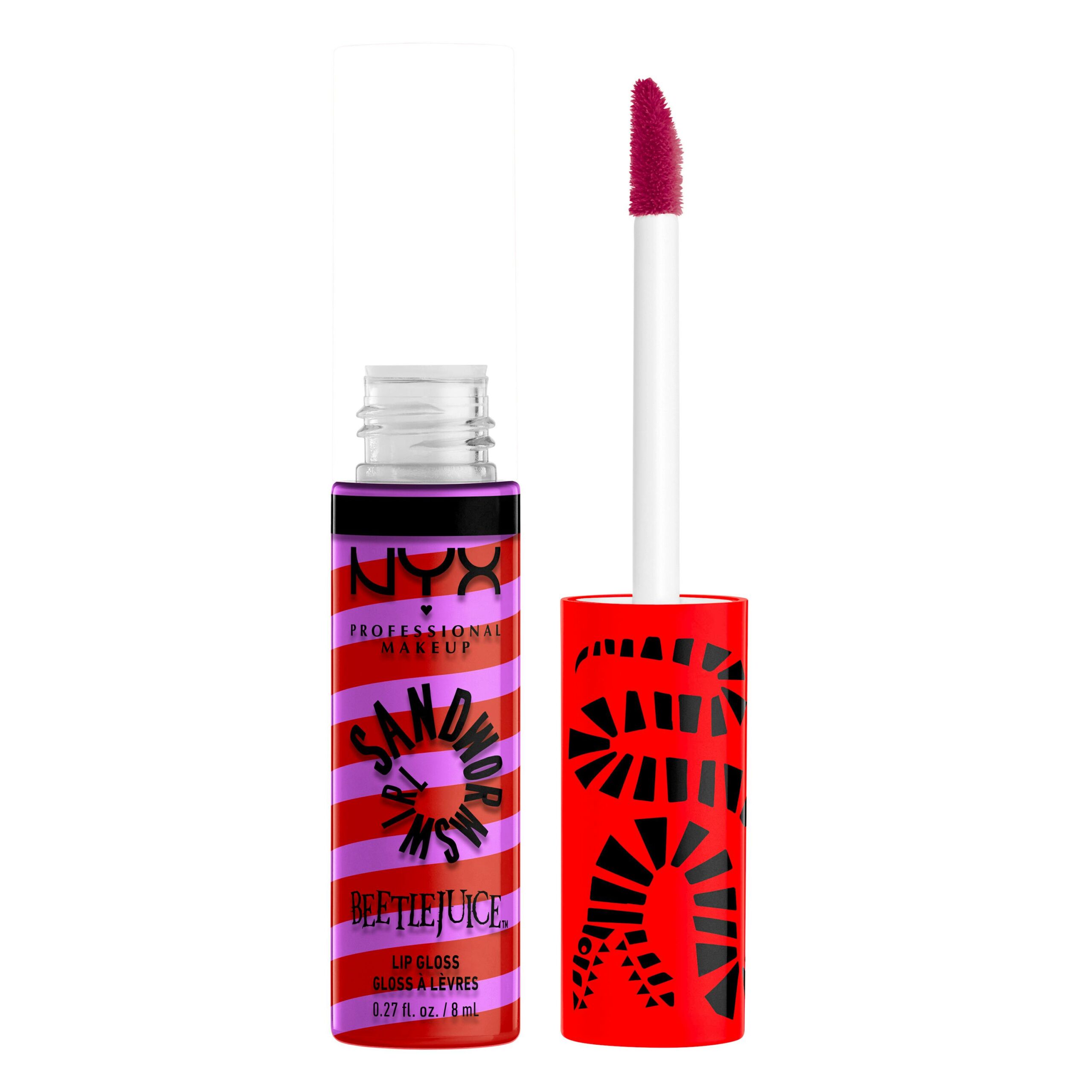 Nyx Beetlejuice Sandworm Swirl Butter Gloss Red - Nyx Mvbeauty - 0800897264796