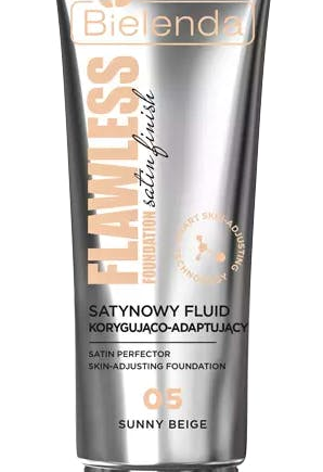 Bielenda Flawless Foundation Satin Correcting And Adapting Fluid Sunny Beige - Bielenda Mvbeauty  - 5902169057886