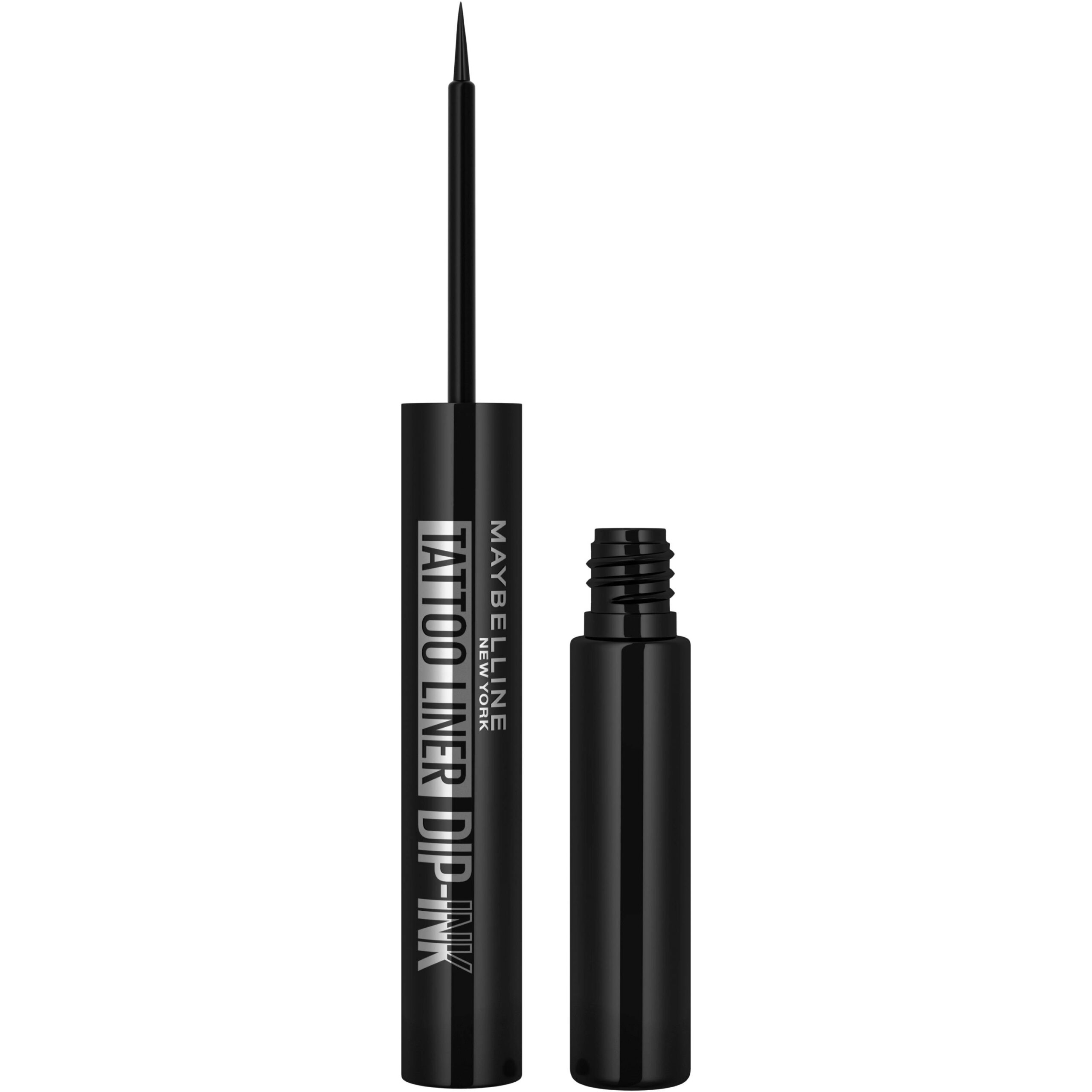 Sort Maybelline Tattoo Liner Dip Ink Liquid Eyeliner 100 Black Track - Maybelline Mvbeauty - 3600531699727