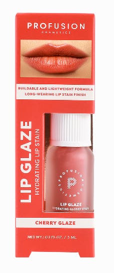 Profusion Lip Glaze Hydrating Glossy Lip Stain Cherry Glaze - Profusion Mvbeauty - 0656497632592