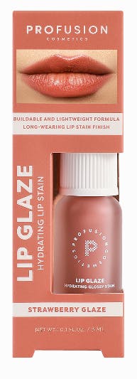 Profusion Lip Glaze Hydrating Glossy Lip Stain Strawberry Glaze - Profusion Mvbeauty - 0656497632585