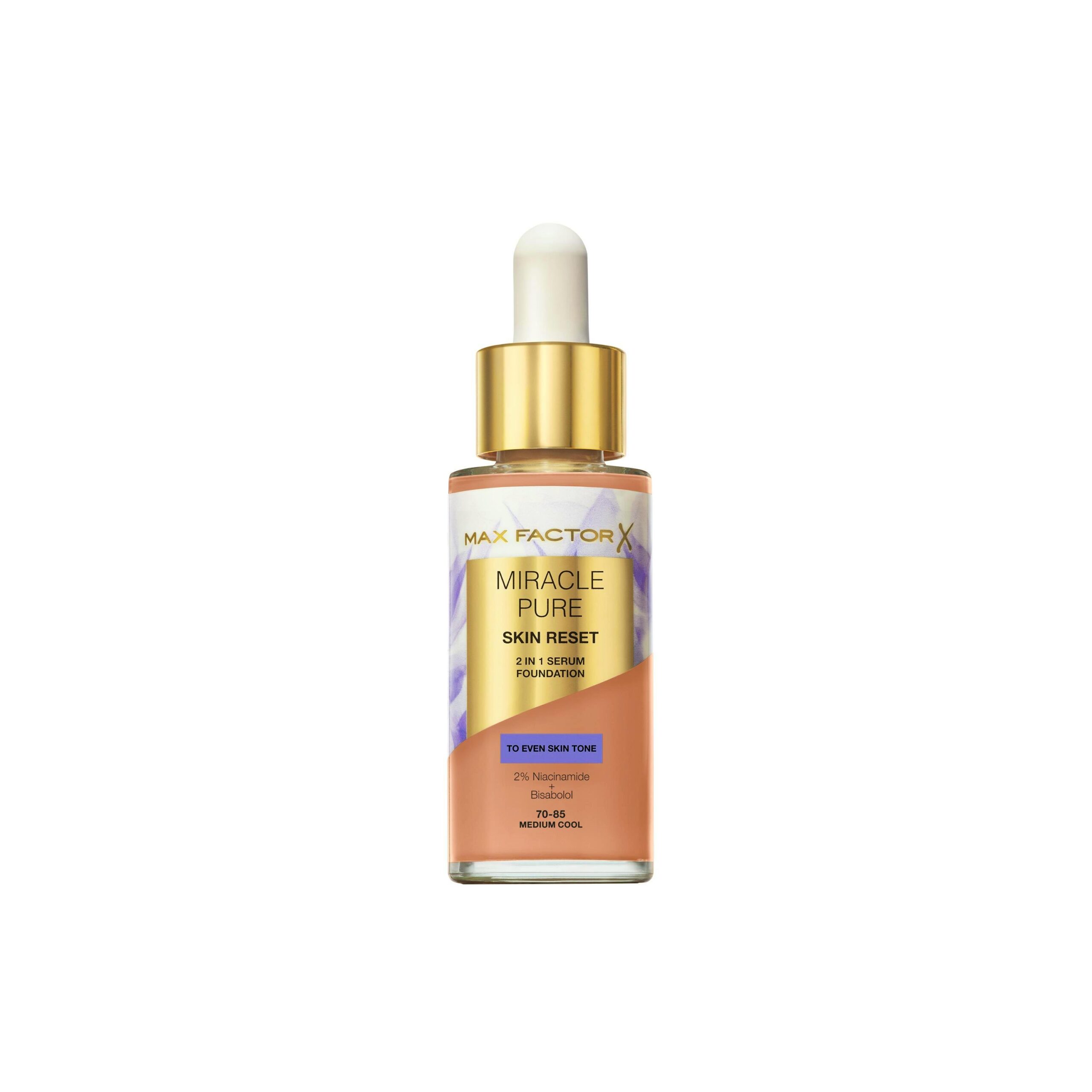 Max Factor Miracle Pure Skin Reset Serum Foundation Medium Cool - Max Factor Mvbeauty - 3616307202343