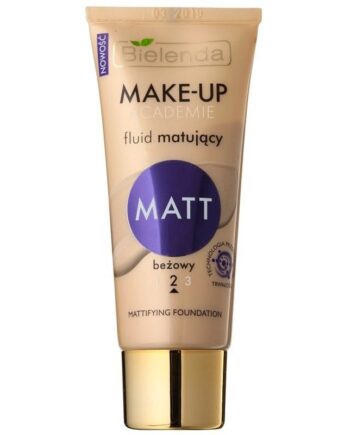 Bielenda Make Academie Matt Foundation Beige - Bielenda Mvbeauty  - 5902169020262