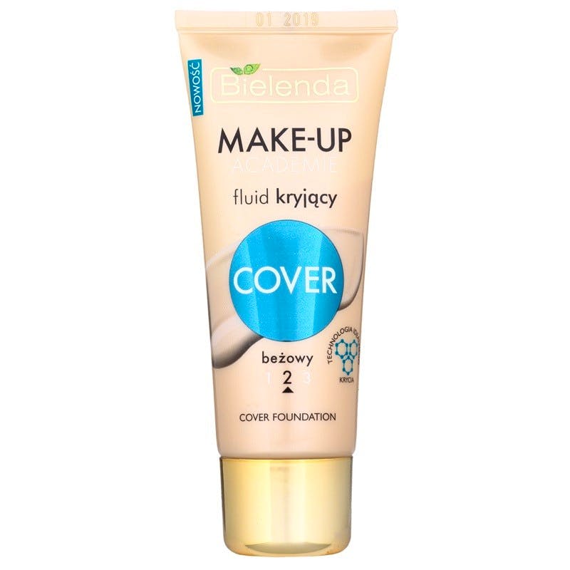 Bielenda Make Academie Cover Foundation Beige - Bielenda Mvbeauty - 5902169020293