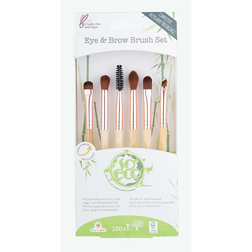 Veganskso Eco Øjenskygge Brush Sæt - So Eco Mvbeauty  - 5060226334506