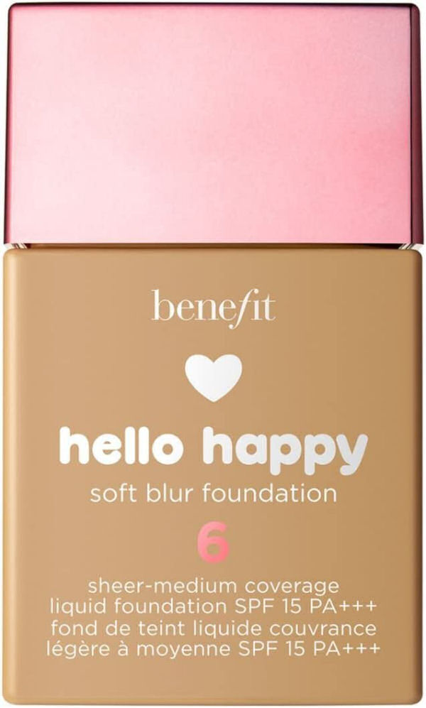 Benefit Hello Happy Soft Blur Foundation Spf15 Sheer Medium Coverage 30ml - Mvbeauty  - 602004089632