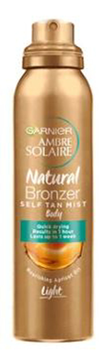 Garnier Ambre Solaire Natural Bronzer Self Tan Mist Body Apricot Oil Light 150ml - Mvbeauty  - 3600540569400