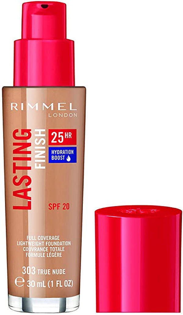Rimmel London Lasting Finish Spf20 Full Coverage Lightweight Foundation 303 True Nude 30ml - Mvbeauty  - 3607345379104