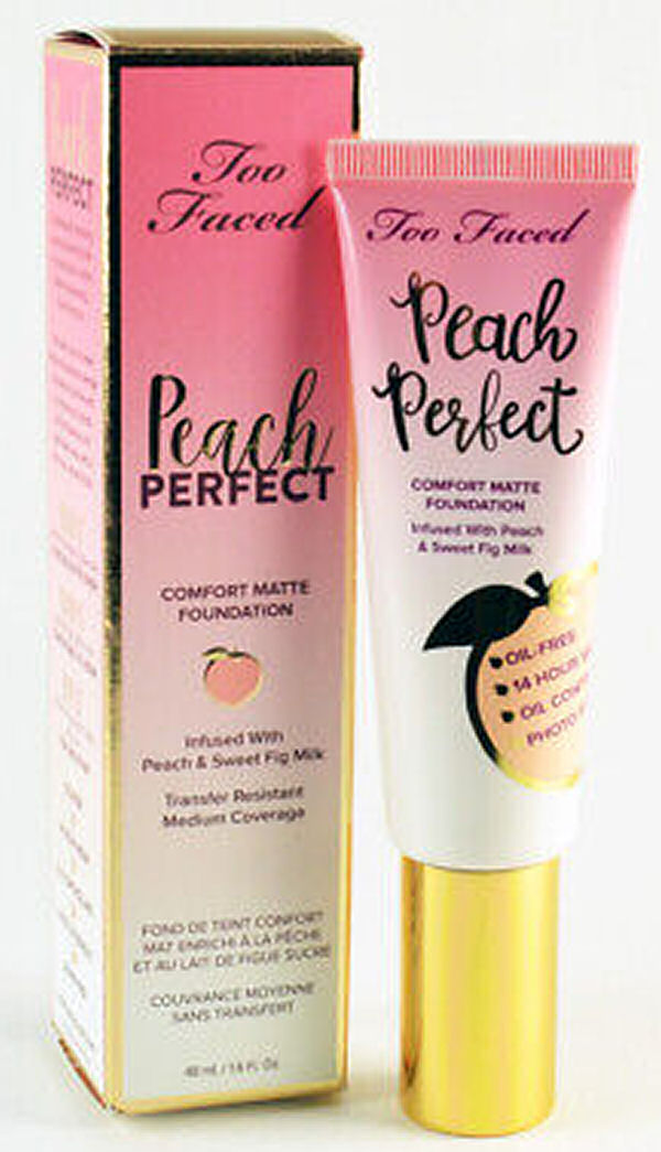 Too Faced Peach Perfect Comfort Matte Foundation Infused With Peach & Sweet Fig Milk Vanilla 48ml - Mvbeauty  - 651986702138